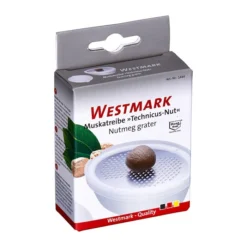 Westmark Nootmuskaat Rasp Kunststof Wit -Le Creuset Winkel Westmark Nootmuskaat