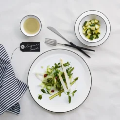 ASA Espresso Kop En Schotel A Table Ligne Noire 70 Ml -Le Creuset Winkel a table ligne noire 6