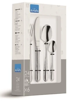 Amefa Bestekset Bologna - 24-delig / 6 Personen -Le Creuset Winkel amefa bestekset