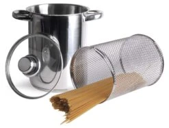 Cooking Pastapan / Aspergepan - RVS - ø 16 Cm / 4.0 Liter -Le Creuset Winkel aspergepan 0