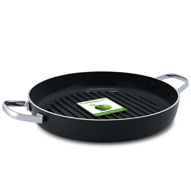 GreenPan Grillpan Essentials - ø 28 Cm - Keramische Anti-aanbaklaag 1 GreenPan Grillpan Essentials - ø 28 Cm - Keramische Anti-aanbaklaag