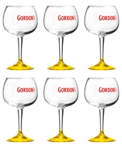 Gordon's Gin Tonic Glazen - Lemon - 6 Stuks