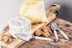 Laguiole Style De Vie Kaasmessen Parelmoer 3-Delig -Le Creuset Winkel kaasmes parelmoer