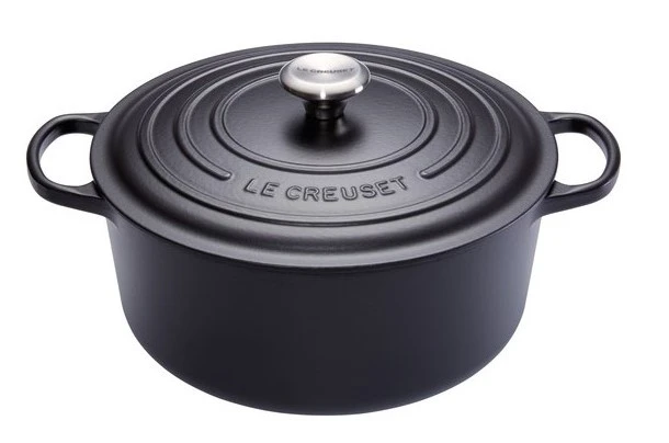 Le Creuset Braadpan Signature - Mat Zwart - ø 28 Cm / 6.7 Liter 1 Le Creuset Braadpan Signature - Mat Zwart - ø 28 Cm / 6.7 Liter