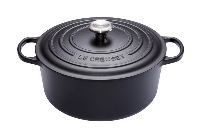 Le Creuset Braadpan Signature - Mat Zwart - ø 24 Cm / 4.2 Liter 1 Le Creuset Braadpan Signature - Mat Zwart - ø 24 Cm / 4.2 Liter