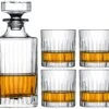 Cookinglife Whiskey Set (karaf & Whiskeyglazen) Moville - 5 Delige Set