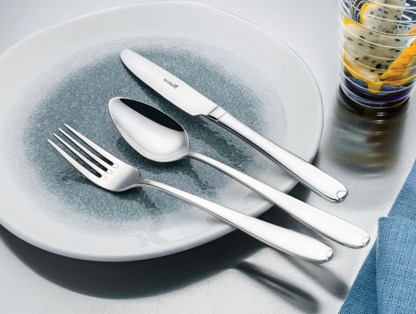 Sola Bestekset Fleurie - 70 Delig / 8 Personen 2 Sola Bestekset Fleurie - 70 Delig / 8 Personen - Afbeelding 2