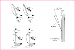 Wusthof Aanzetstaal Met Diamantlaag 23 Cm -Le Creuset Winkel wusthof aanzet uitleg 1